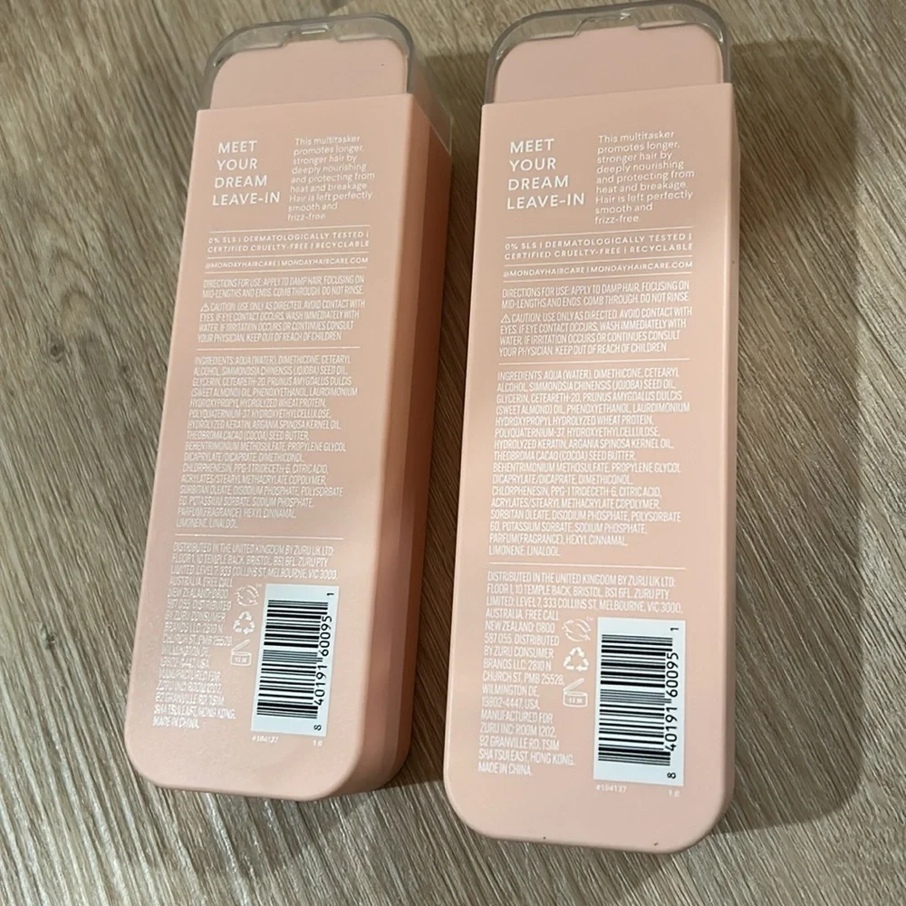 MONDAY Repair Leave-In Conditioner + Keratin for dry to damaged hair - 2 bottles